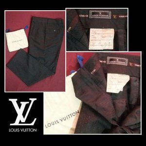 Louis Vuitton dress pants dark grey